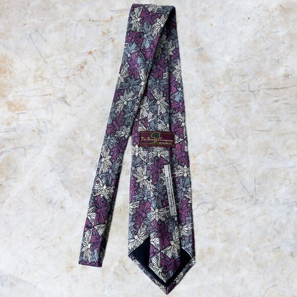 MC Escher Dragonfly Design The Boxelder Company Men's Silk Neck Tie - Picture 4 of 7